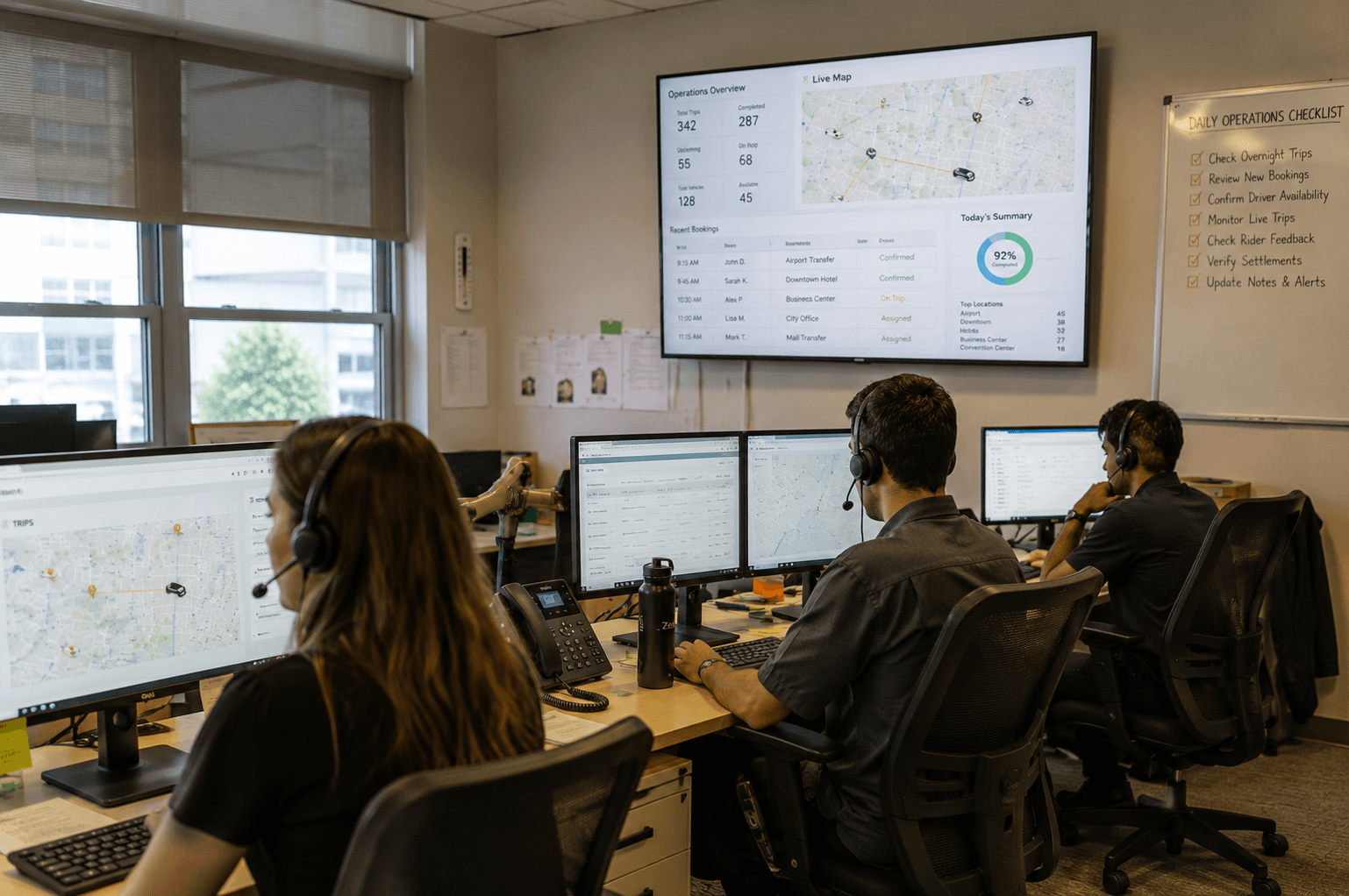 Transportation operations checklist